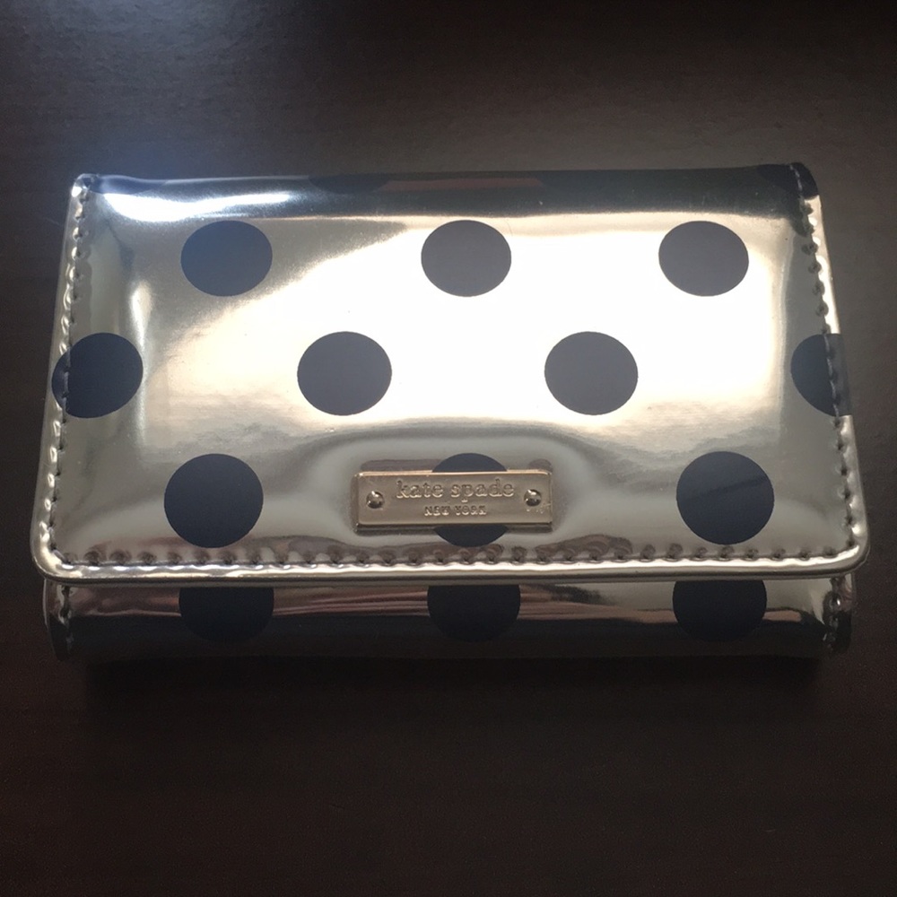 Kate Spade Mirror Polka Dot Keychain Wallet